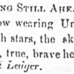 A notice about Union aprons from the Hagerstown Herald of Freedom & Torch Light, May 29, 1861