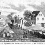 The Union Army established a depot for military supplies in Hagerstown after the Battle of Antietam (Theodore R. Davis, artist; Harper's Weekly, October 18, 1862; courtesy of Timothy R. Snyder)