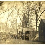 Williamsport camp of Company C of the 13th Massachusetts (Courtesy of Brad Forbush, http://www.13thmass.org/)