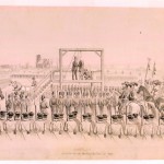 The execution of John Brown (Courtesy of West Virginia and Regional History Collection, West Virginia University Libraries) 