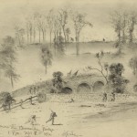 "The Charge Across Burnside Bridge," by Edwin Forbes, September 17, 1862 (Library of Congress)