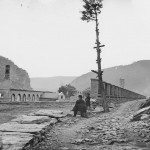 The remains of the U.S. armory at Harpers Ferry (October 1862, Silas A. Holmes, photographer; Library of Congress)