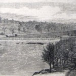 Dam No. 4 on the Potomac, the scene of two small encounters in mid-December 1861 (New-York Illustrated News, January 25, 1862; R.S. Todd, artist; courtesy of Princeton University Library)