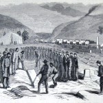 A burial in the soldiers graveyard on Bolivar Heights (The New-York Illustrated News, November 15, 1862; courtesy of Princeton University Library)
