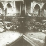 Wounded soldiers being cared for in the Evangelical Lutheran Church in Frederick (Courtesy of Chris Haugh)