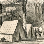 Camp Meredith near Greencastle, PA (Harper's Weekly, July 6, 1861; NPS History Collection)