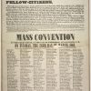 14broadside Broadside calling for a Mass Convention in Frederick County on March 26, 1861 to form an organization supporting the Union (Perkins Library, Duke University)