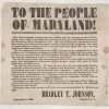 Confederate Colonel Bradley T. Johnson Message Confederate Colonel Bradley T. Johnson Message