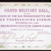 Notice for a Military Ball Notice for a Military Ball for the Officers of the 34th Massachusetts Infantry, November 26, 1863, Harpers Ferry, Virginia (Harpers Ferry National Historical Park)