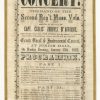 Program for Military Concert Program for military concert, January 13, 1862, Frederick, Maryland (Perkins Library, Duke University)